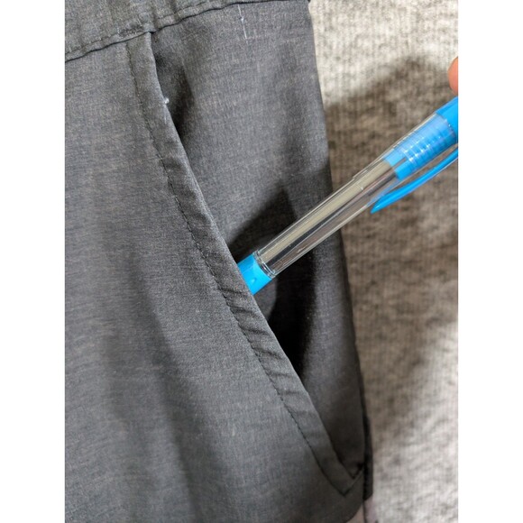 Academy Mens Grey and Black Shorts Zipper Pocket Detail Size 32 Casual, Travel - Picture 2 of 16